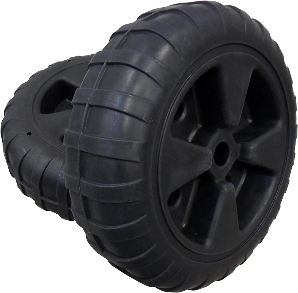 Dock Edge + Dock & vessel Lift Wheel, 24", 1.98" Axle Shaft - Rotomold
