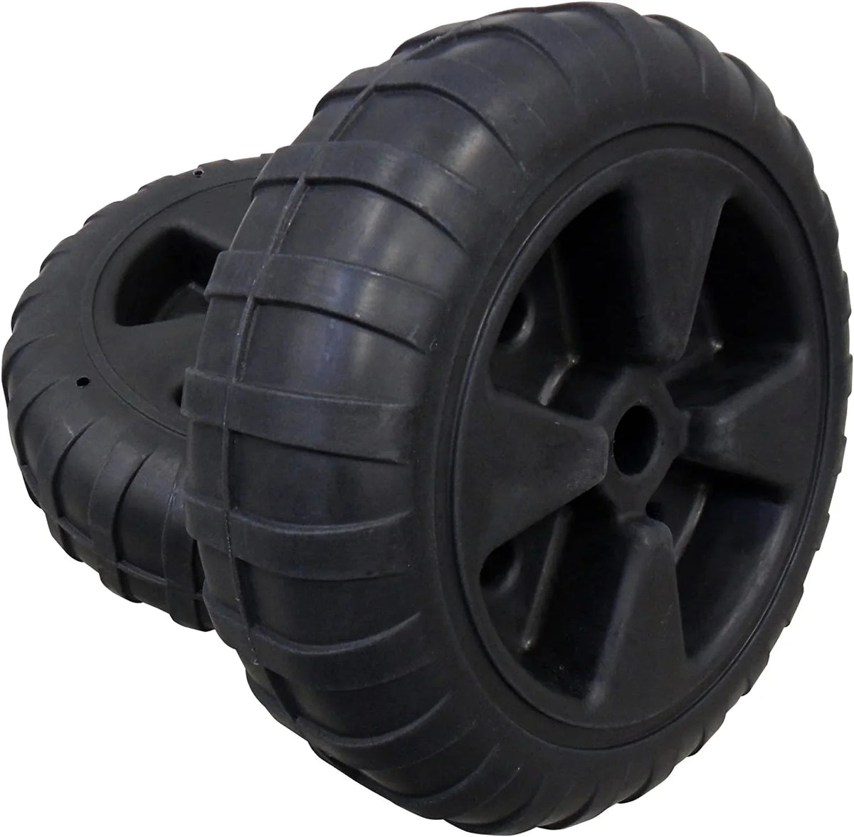 Dock Edge + Dock & vessel Lift Wheel, 24", 1.98" Axle Shaft - Rotomold