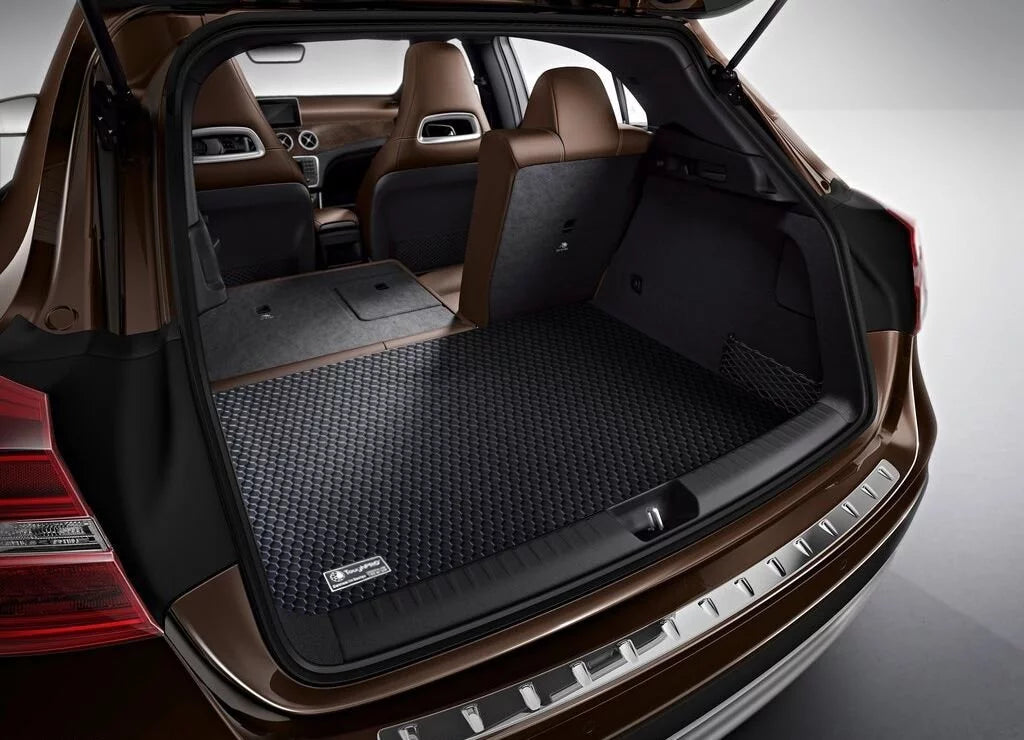 ToughPRO - Trunk Mat appropriate with  Camry - All elements Heavy Duty (Made in USA) - Black Rubber - 2011