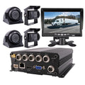 JOINLGO 4 Channel 1080P GPS Track Truck Camera System Loop Record Video Recorder Motion Detection/Delay Power Off/Playback  for Truck Bus RV