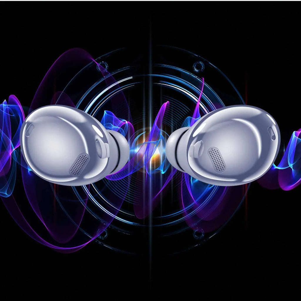 UrbanX Street Buds Pro True Bluetooth Wireless Earbuds For  Xperia 10 III With Active Noise Cancelling (Wireless Charging Case Included) Purple