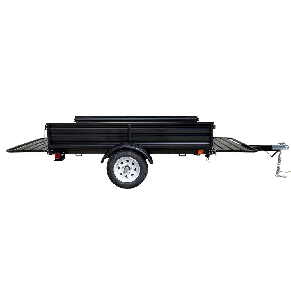 Multi Purpose Utility Trailer (Black Powder-Coated). x 7 ft. 5 ft