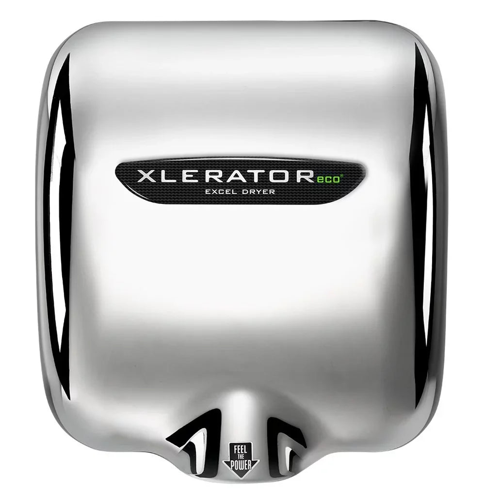 Excel Dryer XL-CV-ECO Hand Dryer XLERATOR XL-C-ECO Automatic, Surface-Mounted, Cast shield, Chrome Plated, 208-277V Standard Nozzle