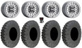 MetalFX Delta Bdlk CC 15" Wheels Gm 33" Race Soft Tires Can-Am Maverick X3 / Honda Pioneer 1000 / Talon
