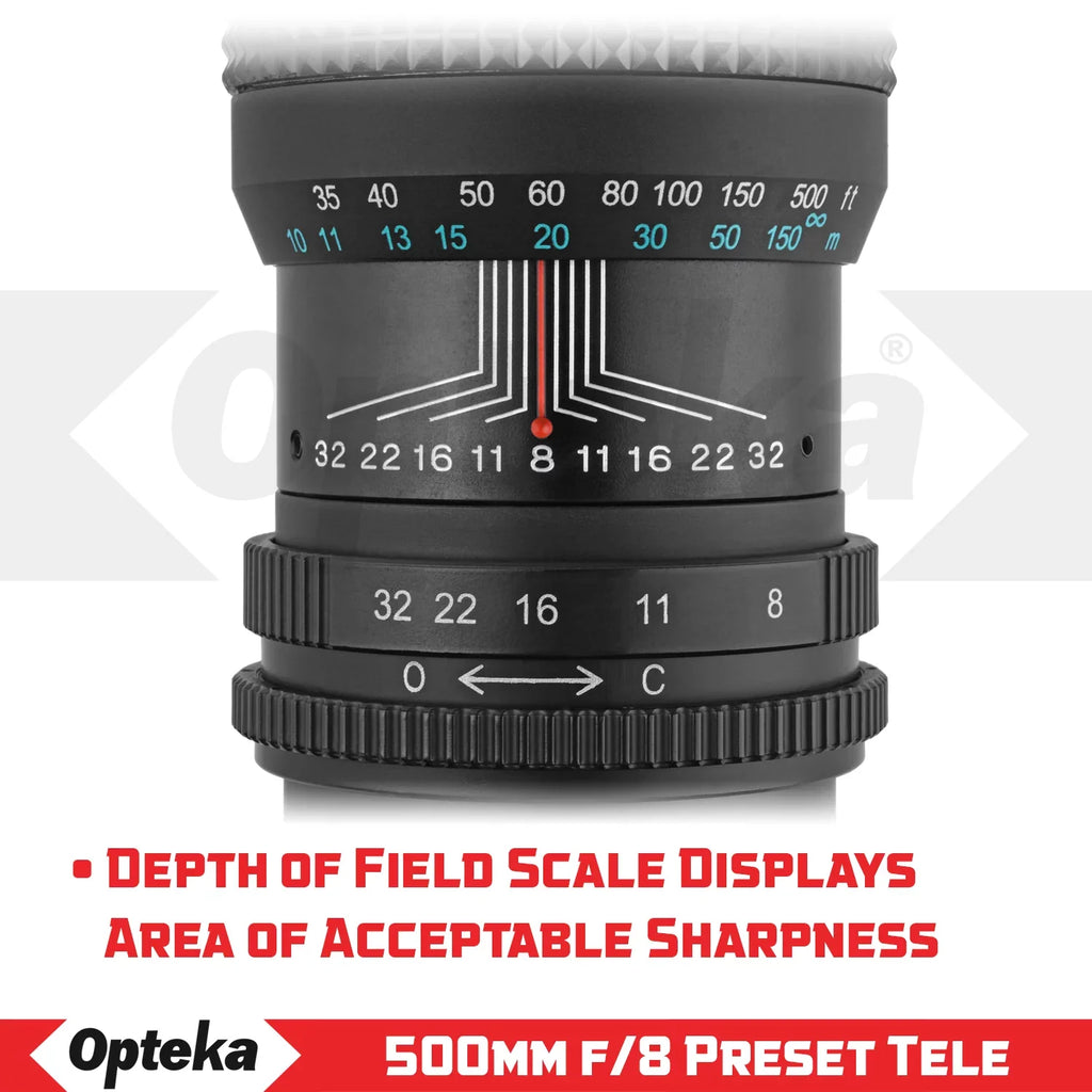 Opteka 500mm f/8 Telephoto Lens for  EOS M M50 M100 M5 M6 M2 M3
