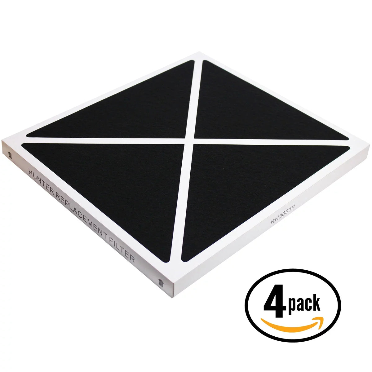 4-Pack Replacement Hunter 30255 Air Purifier Filter - suitable Hunter 30930 Air Filter