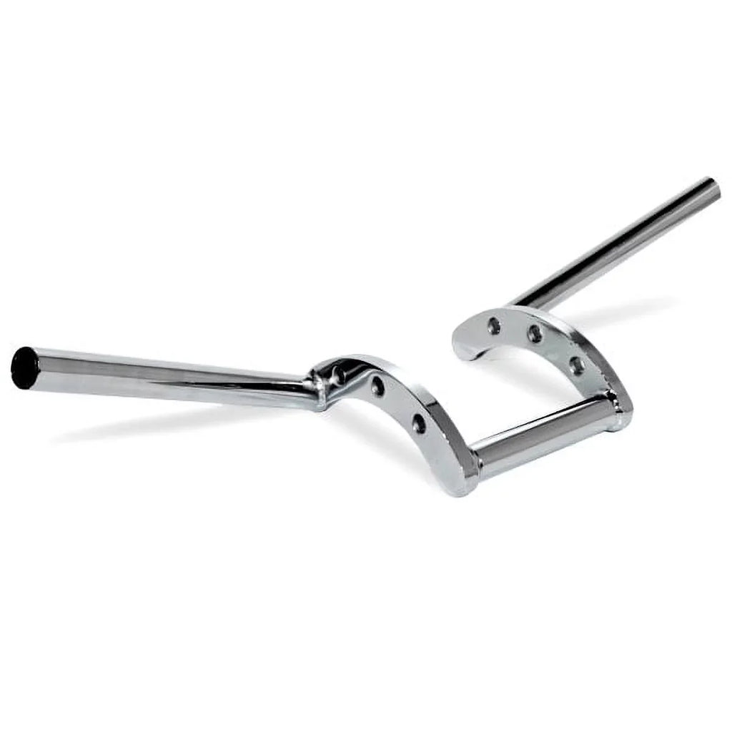 Krator Motorcycle Handlebar 1" Chrome Z-Bars Cruiser Bike matching with Yamaha Road Star Silverado XV Midnight