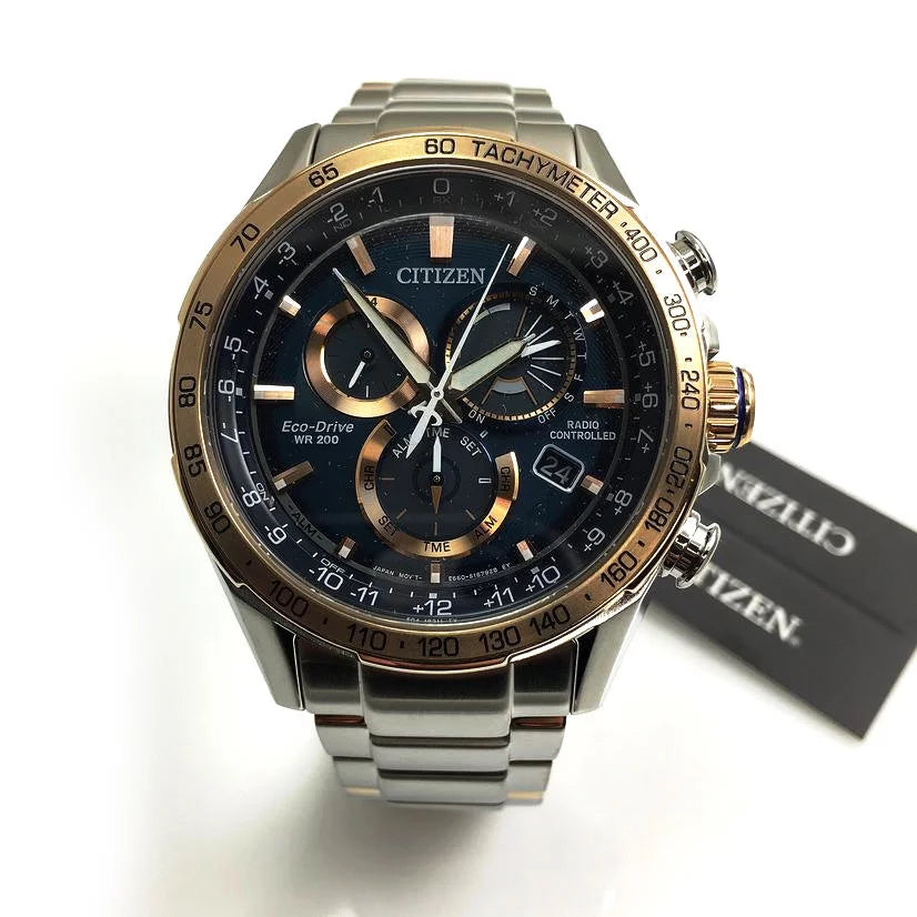 Citizen PCAT Chronograph Eco-Drive Blue Dial Men's Watch CB5916-59L