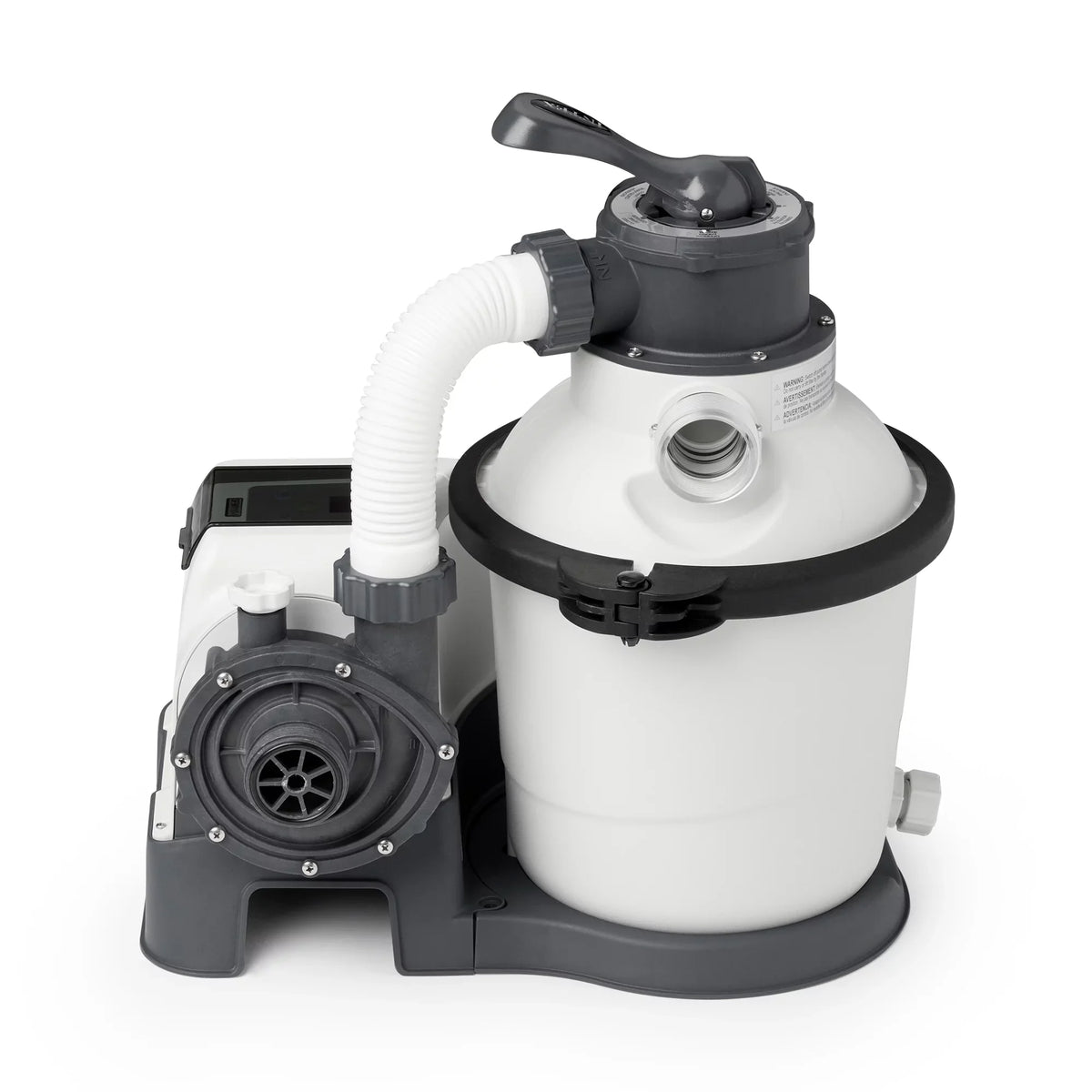 Intex10 inch Krystal Clear Sand Filter Pool Pump, 1500 Gph Motor 1200 GPH System Flow Rate with GFCI, 110-120 V