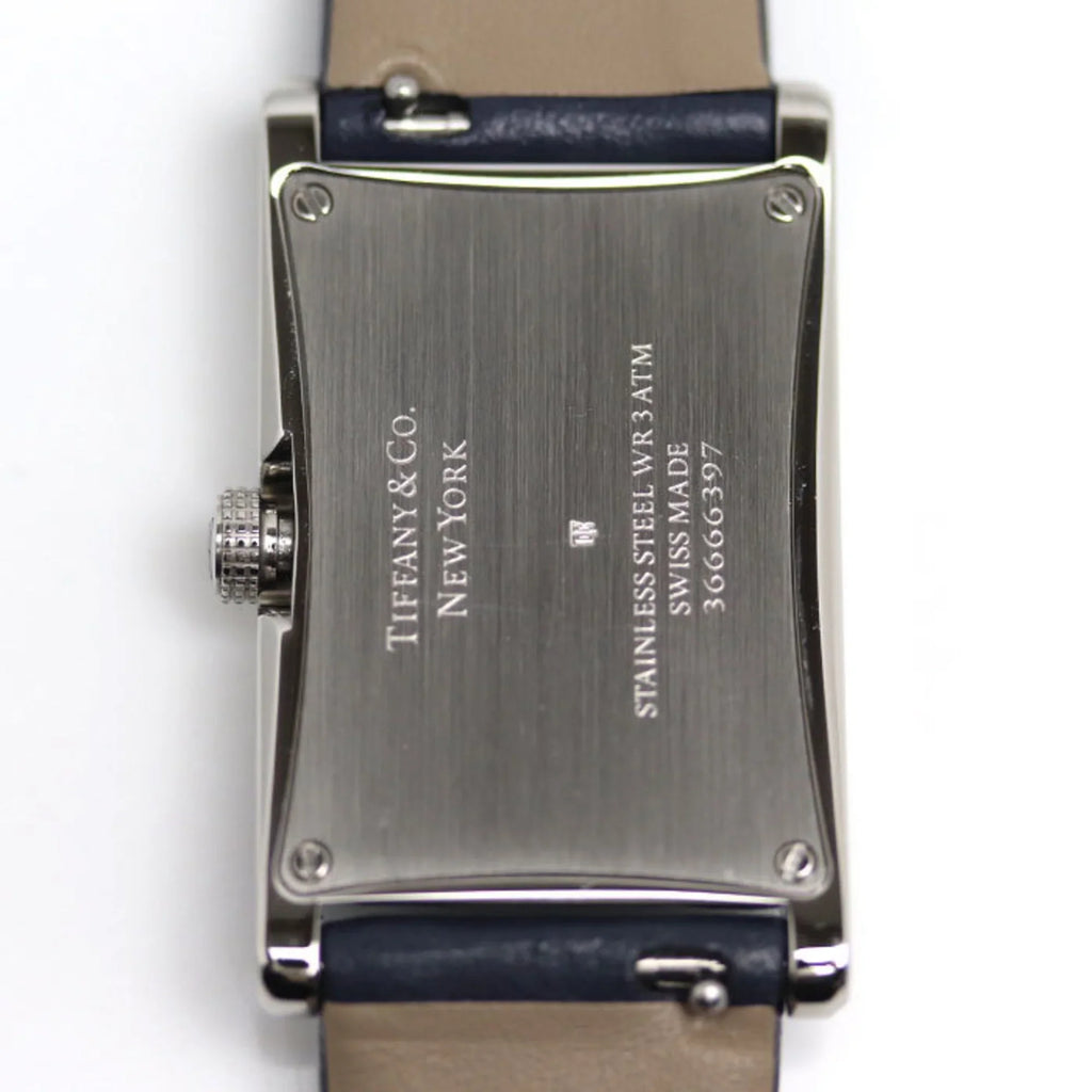 Tiffany East West Mini Watch Battery Operated 34677344 Women's (Good). Pre-Owned TIFFANY&Co