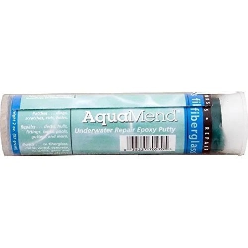 Polymeric Systems Underwater Epoxy Putty, AquaMend, 2oz Stick 600470570