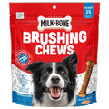 Bag, 25 Bones Per Bag. Milk-Bone Brushing Chews Daily Dental Dog Treats, Small/Medium, 19.6 Oz