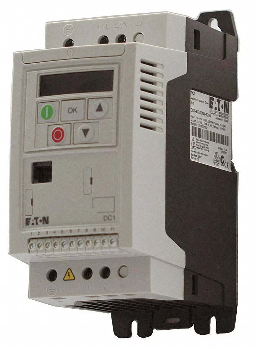 Eaton Variable Frequency Drive,2 ,480V AC  DC1-344D1NN-A20CE1