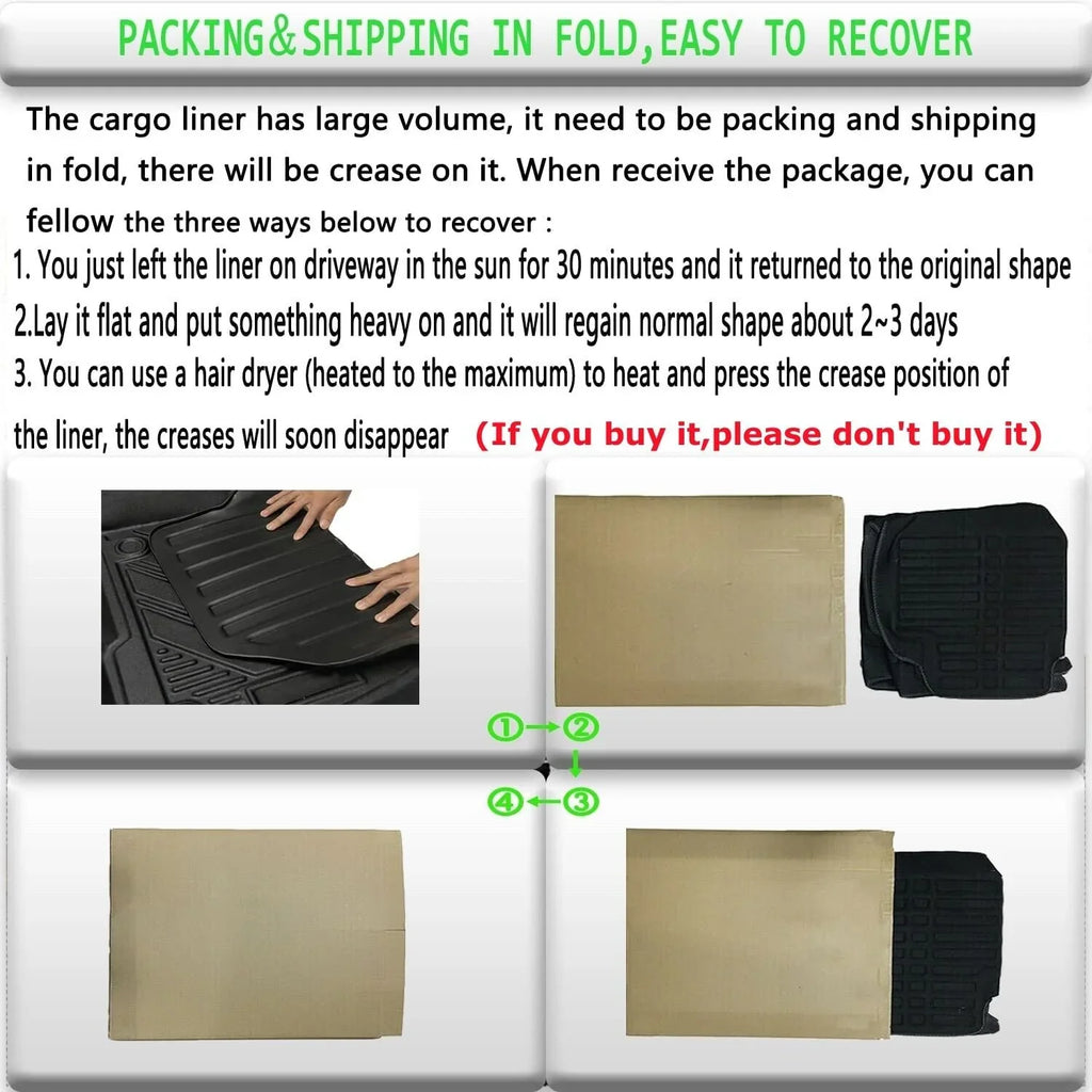 TPO Cargo Mats Liner Protection For 2018-2023  Camry All atmospheric conditions