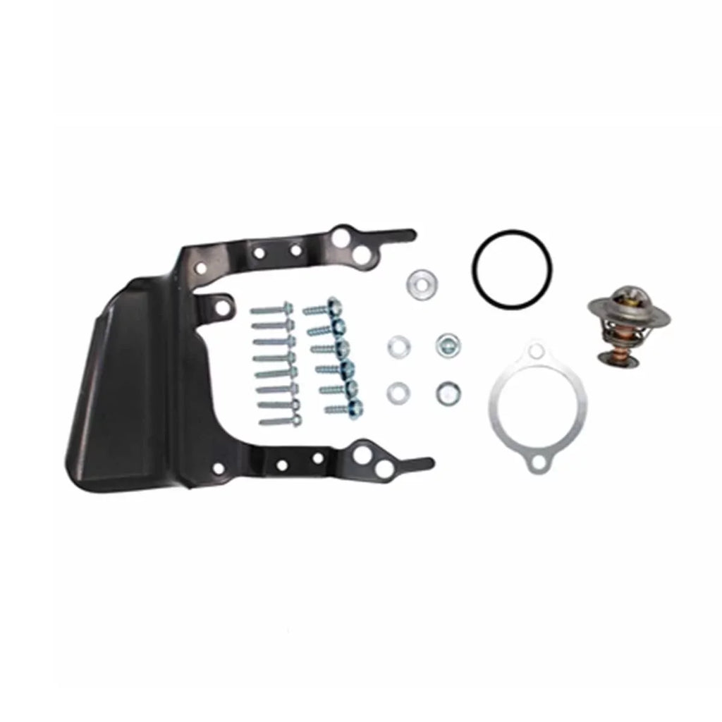 AutoShack Upper Intake Manifold with Thermostat and Gaskets Replacement for  Mustang Explorer Crown Victoria Mercury Grand Marquis Mountaineer Lincoln Town Car Without Coolant Heated PCV