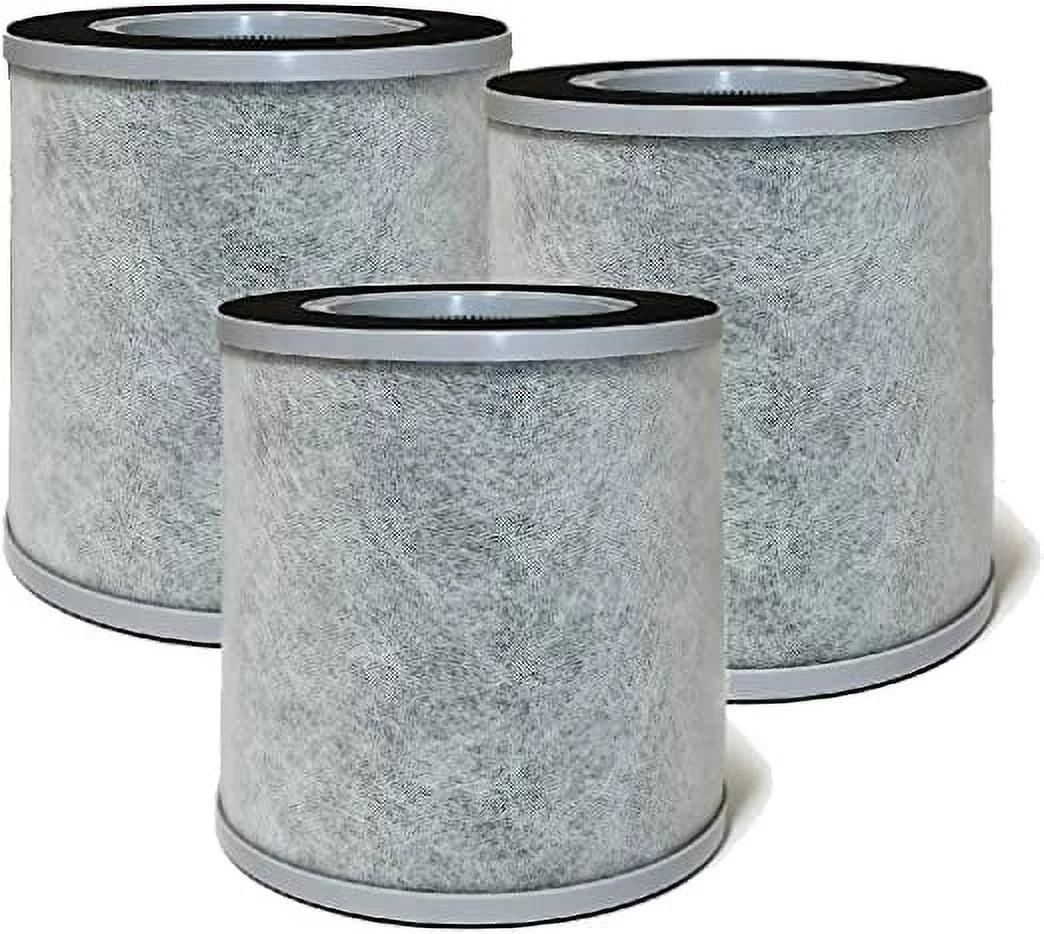 Nispira 3-in-1 True HEPA Activated Carbon Filter Replacement appropriate with Elechomes Air Purifier EPI236/ EP1236, 3 Packs