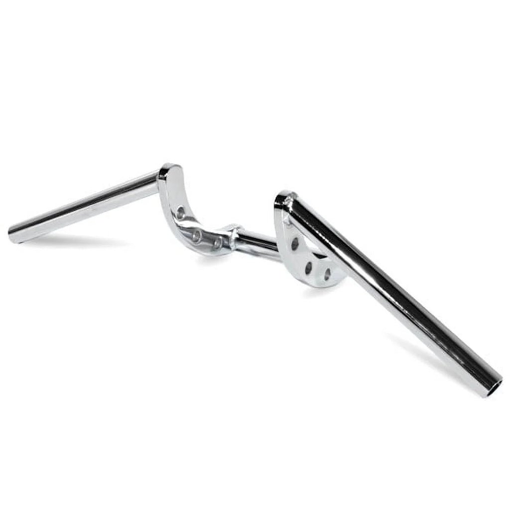 Krator Motorcycle Handlebar 1" Chrome Z-Bars Cruiser Bike matching with Yamaha Road Star Silverado XV Midnight