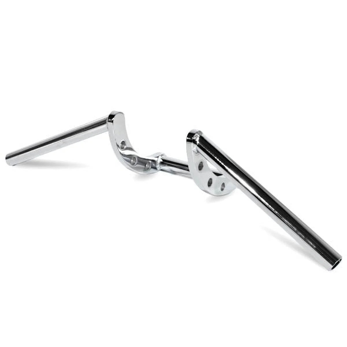 Krator Motorcycle Handlebar 1" Chrome Z-Bars Cruiser Bike matching with Yamaha Road Star Silverado XV Midnight