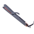 Hairitage Go With The Flow 2-in-1 Ceramic Tourmaline Gray Flat Iron Hair Straightener & Curling Iron Styling Tool