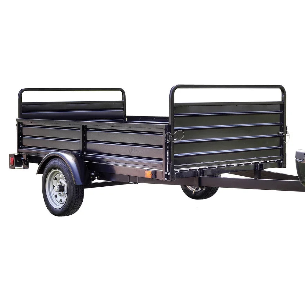 Multi Purpose Utility Trailer (Black Powder-Coated). x 7 ft. 5 ft