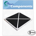 5-Pack Replacement for Hunter 30930 Air Purifier Filter - appropriate with Hunter 30930 Air Filter