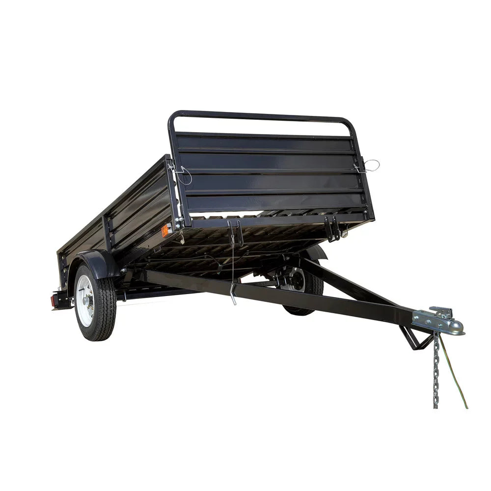 Multi Purpose Utility Trailer (Black Powder-Coated). x 7 ft. 5 ft