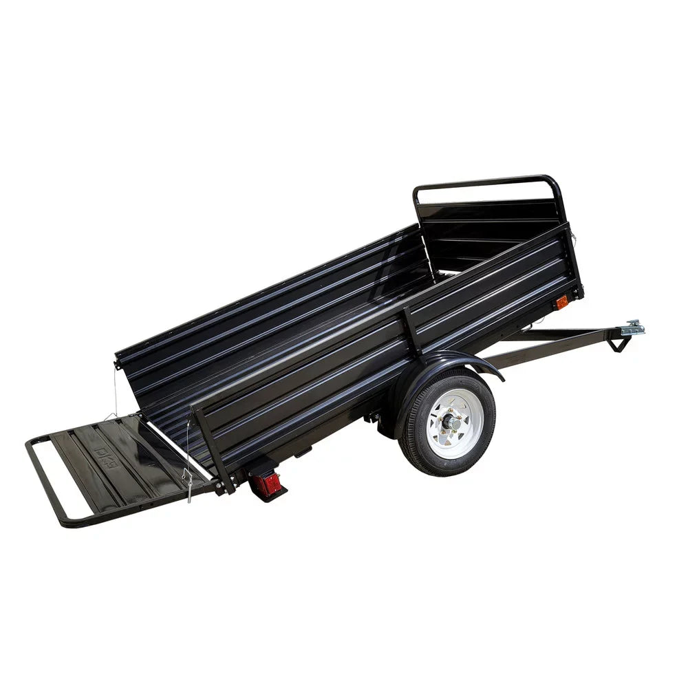 Multi Purpose Utility Trailer (Black Powder-Coated). x 7 ft. 5 ft