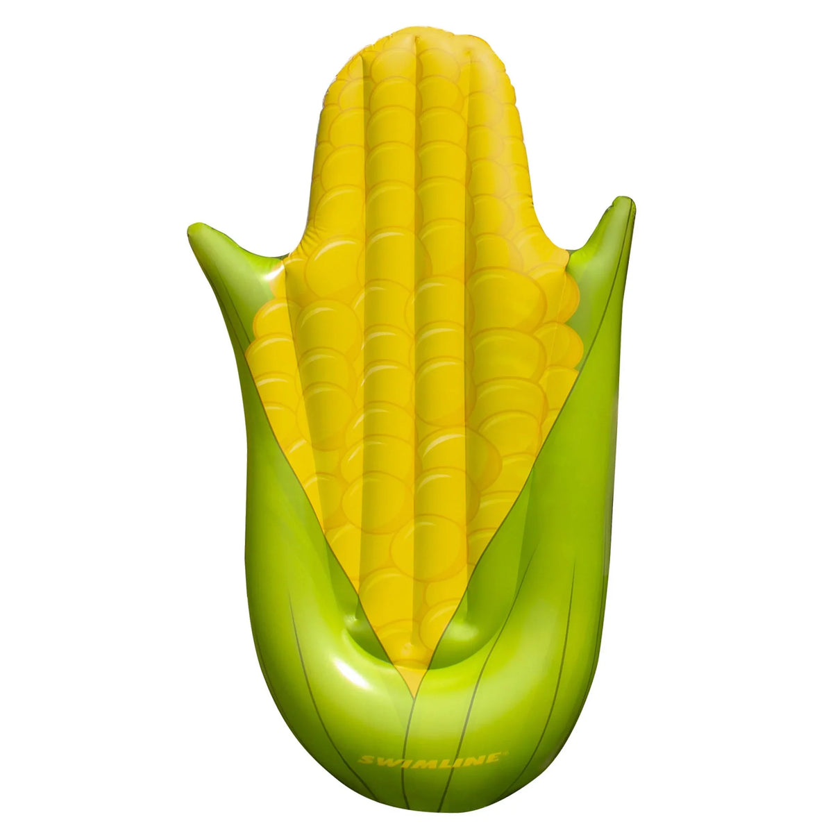 Swim Central 68" Green and Yellow Corn on the Cob Swimming Pool Float