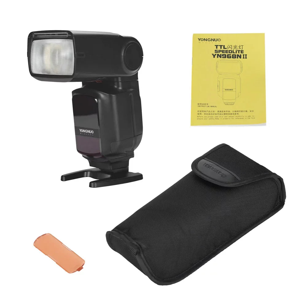 Yongnuo YONGNUO YN968N II Wireless TTL Flash Speedlite 18000s HSS Built-in 5600K for  DSLR Cameras matching with YN622N YN560 Wireless System