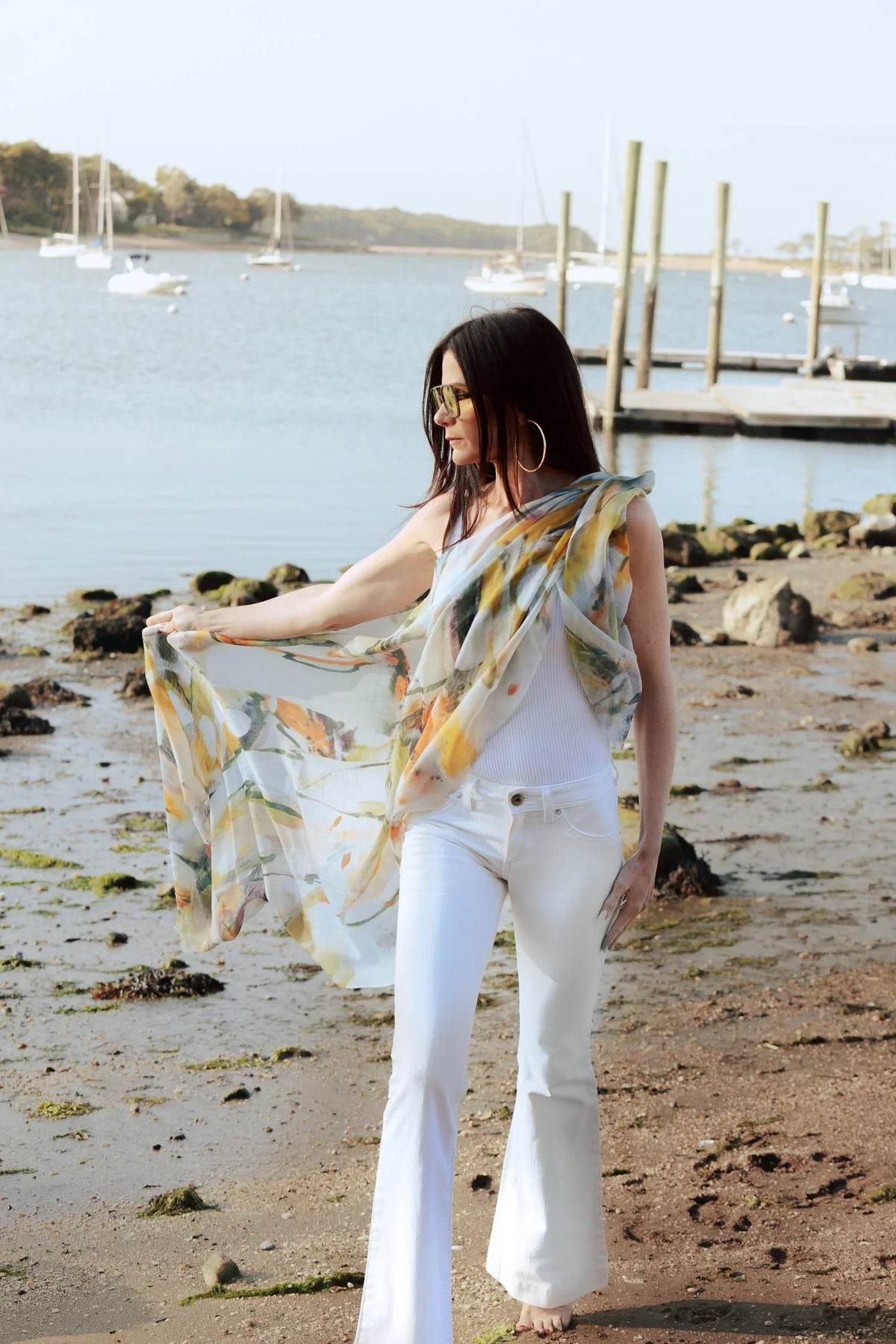 Sun Swept - 100% Cashmere Scarf by James Paul Cheung