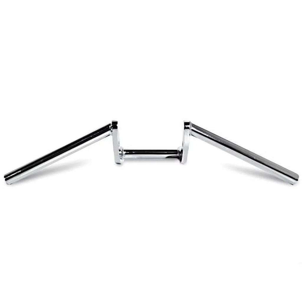 Krator Motorcycle Handlebar 1" Chrome Z-Bars Cruiser Bike matching with Yamaha Road Star Silverado XV Midnight
