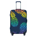 Ocsxa Travel Dust-Proof Suitcase wrap Abstract Bright Pineapple Fruit Retro Print Luggage wrap Protector For 18-32inch