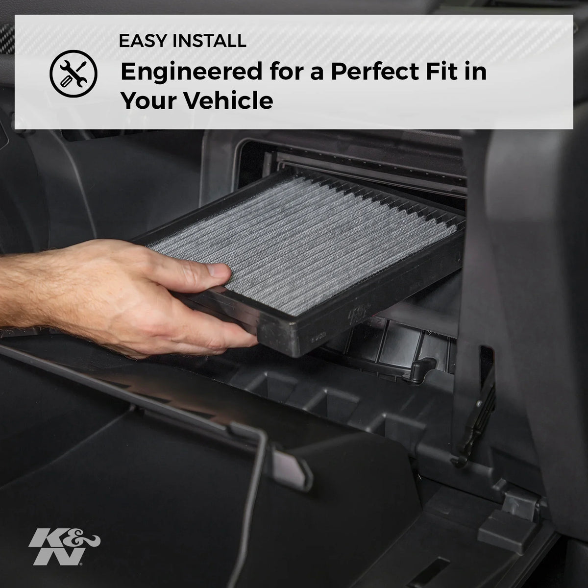 K&N Cabin Air Filter: Washable and Reusable: Designed For Select 2004-2019 /Subaru/Suzuki/Scion Vehicle Models, VF1013