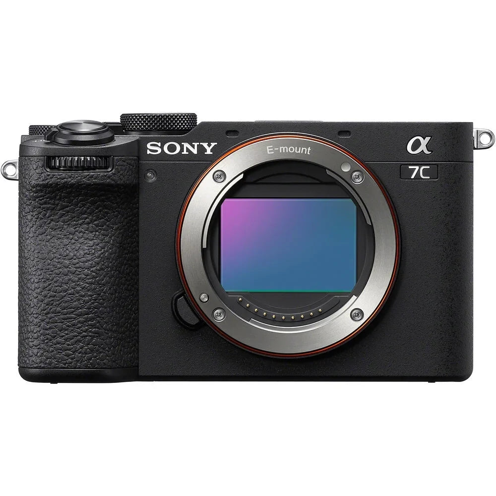 a7C II Full Frame Mirrorless Camera Body with 28-60mm F4-5.6 Lens Black ILCE-7CM2L/B Bundle with Deco Gear Photography Bag Case + Extra Battery + Charger + Tripod + Software Kit & Accessories