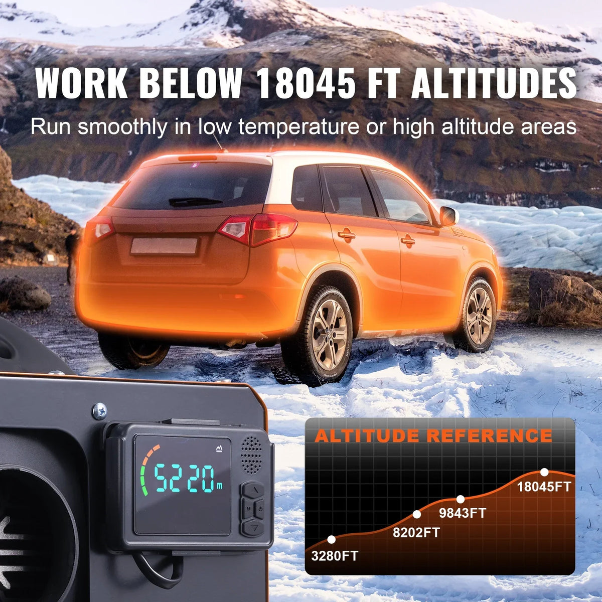 SKYSHALO 8kW Diesel Air Heater, Bluetooth App Controlled All-in-One Diesel Heater with Auto Height Adjustment, Remote Control and LCD, Portable Parking Heater for Home RV Trailer Camper Van ship