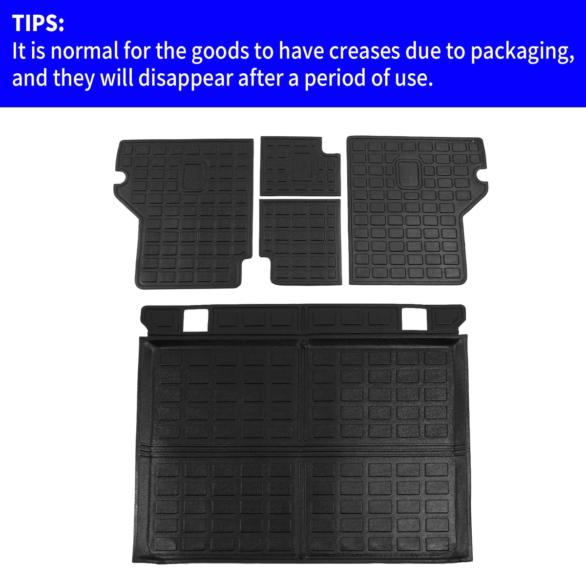 Fit 2010-2023  4Runner Trunk Mat Cargo Mat Cargo Liner Back Seat wrap Protector 2022  4 Runner Accessories (Trunk Mat + Backrest Mats,Fit Without Sliding Tray)