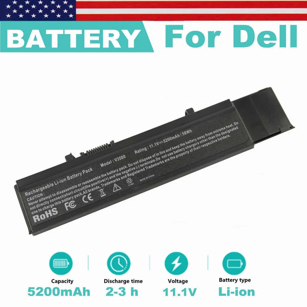Battery for  Vostro V3500,Vostro V3500n 5200mAh