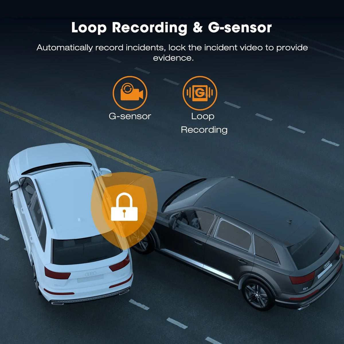 TOGUARD Dash Cam,4K Dash Cam Front 2" LCD Screen Car Camera with GPS, 170° Wide Angle, WDR, Night Vision, Parking Mode, G-Sensor