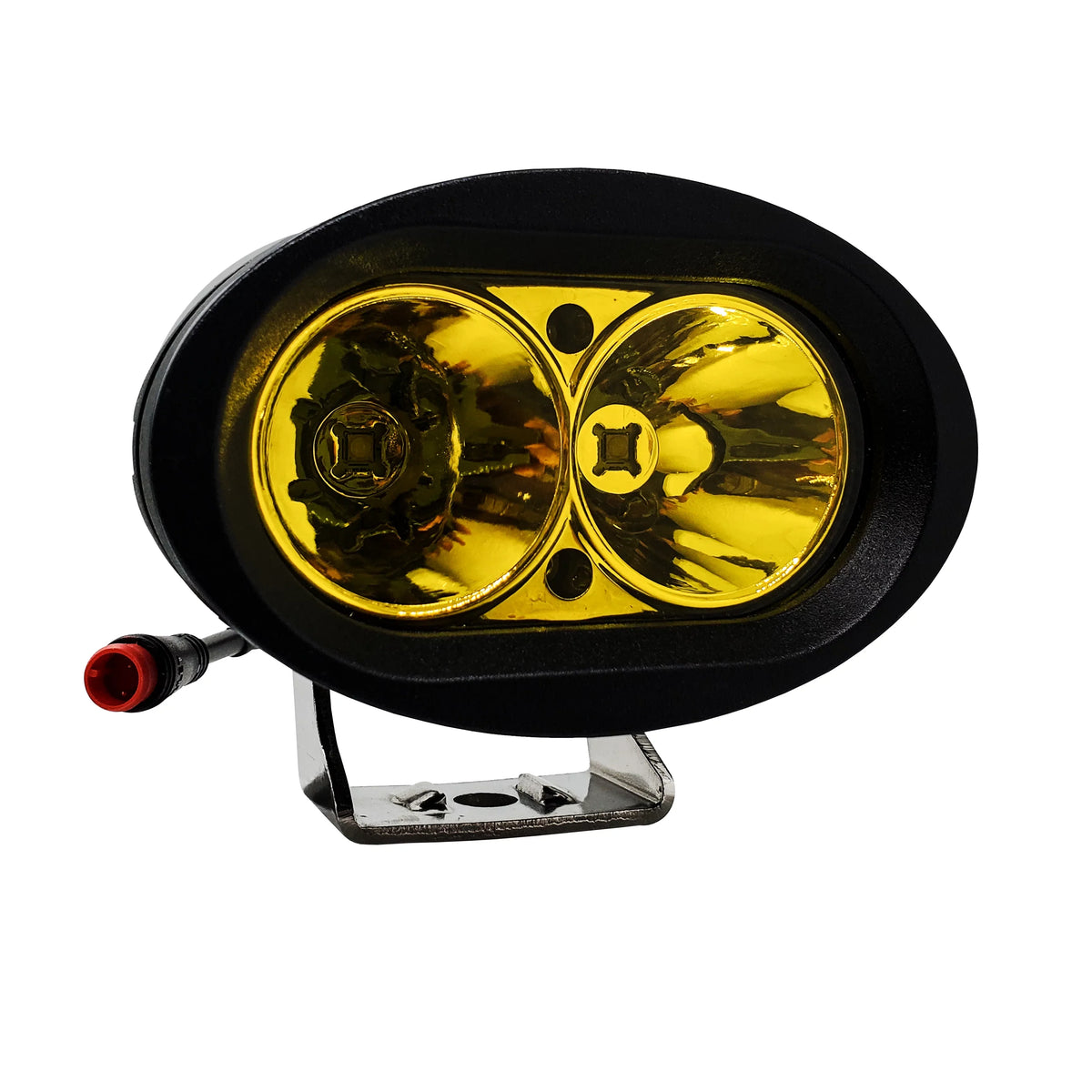 OZ-USA E-bike High Output LED Headlight Neon Yellow suitable with Vamoose Mammoth Rad Power Bikes RadMini RadRover RadExpand RadRunner