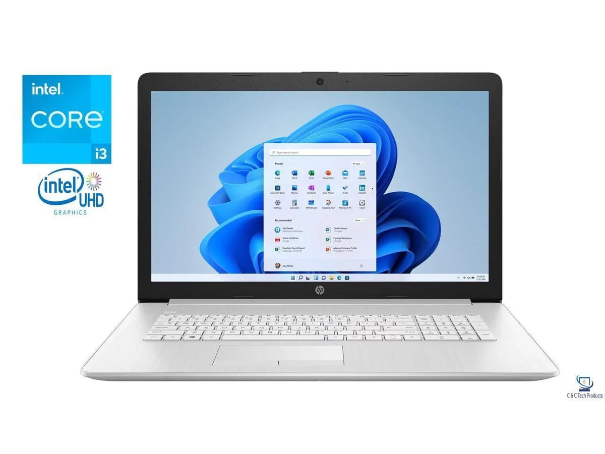 17.3" HD+ 1600 x 900 Notebook,11th Gen  Core i3-1115G4 Processor,16GB DDR4 RAM,256GB SSD, UHD Graphics,Wifi-AC, Bluetooth,USB,HDMI,Windows 11 Pro