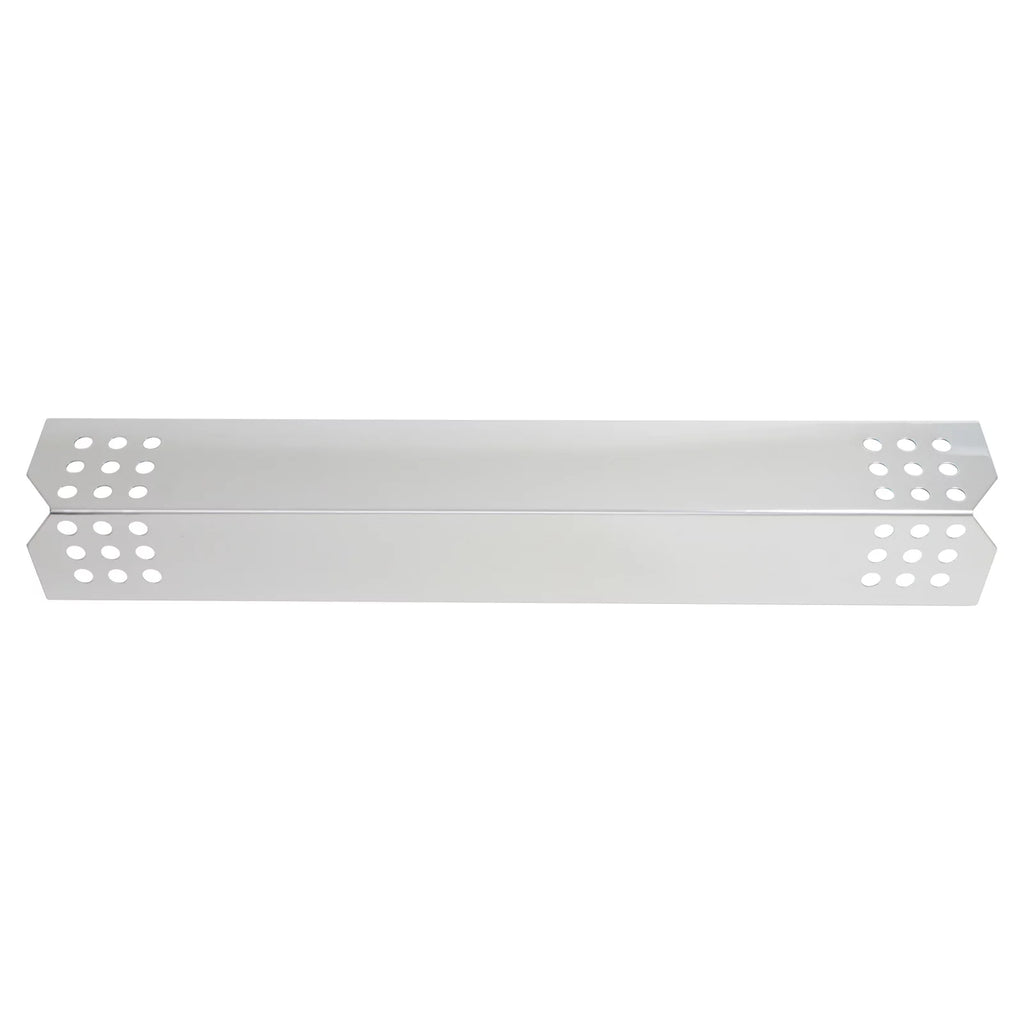 4-Pack BBQ Grill Heat Shield Plate Tent & Tube Burner Replacement Parts for Outdoor Gourmet GR2057601-OG-00 - appropriate Barbeque Stainless Steel Flame Tamer, Flavorizer Bar 16 1/8" & Pipe Burners