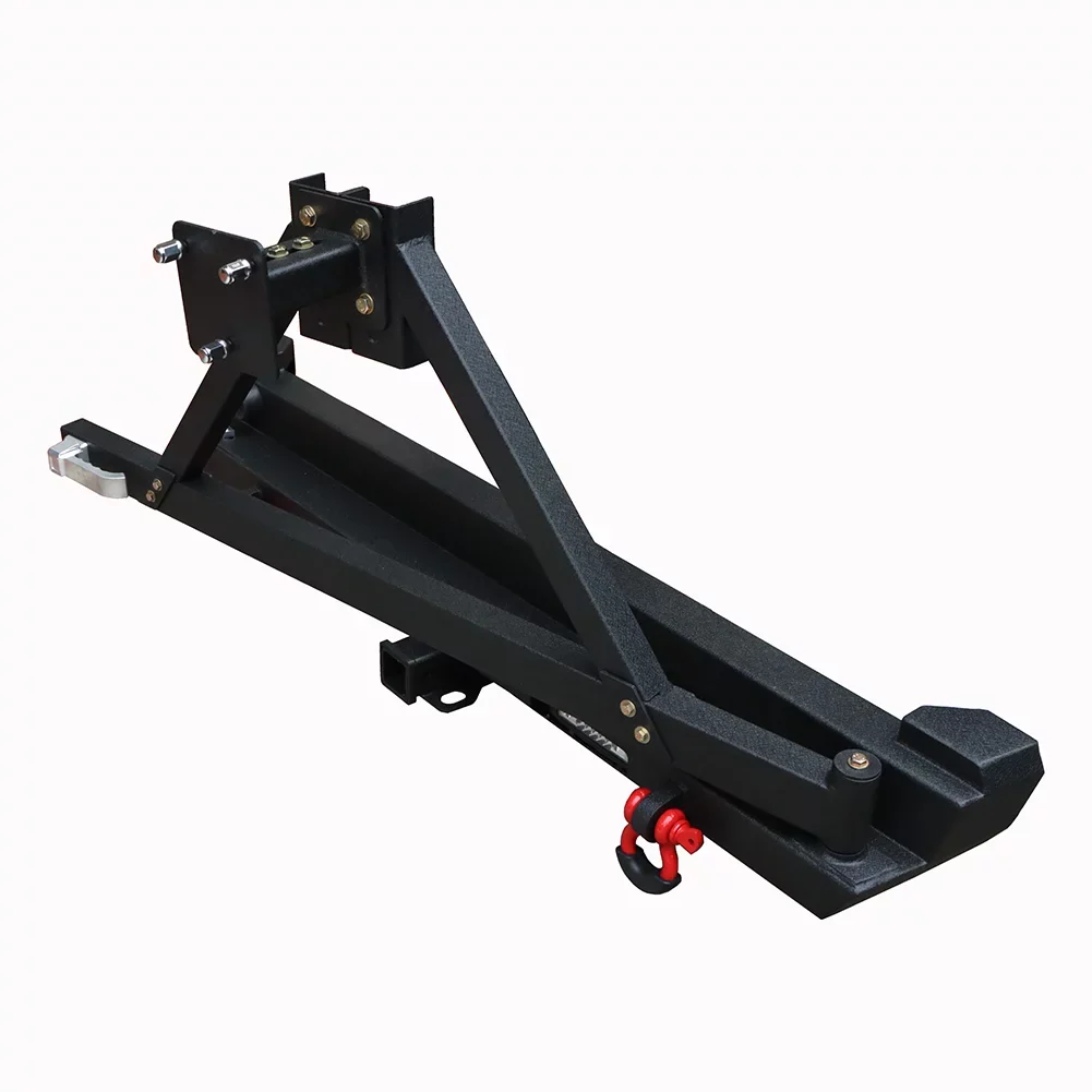 Ronghui For 1984-2001 Jeep Cherokee XJ Steel Rear Bumper W/Spare Tire Carrier & Lights