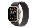 Watch Ultra 2 - 49 mm - titanium - smart watch with Trail Loop - nylon weave - blue/black - band size: S/M - 64 GB - Wi-Fi, LTE, UWB, Bluetooth - 4G - 2.17 oz