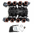 AutoShack Upper Intake Manifold with Thermostat and Gaskets Replacement for  Mustang Explorer Crown Victoria Mercury Grand Marquis Mountaineer Lincoln Town Car Without Coolant Heated PCV