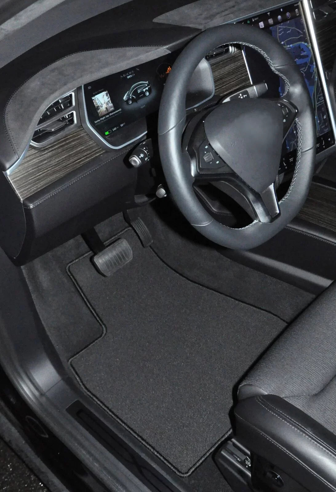 GGBAILEY  Highlander Black Classic Carpet Car Mats / Floor Mats, Custom Fit for 2014, 2015, 2016, 2017, 2018, 2019 - Medium Trunk / Cargo Mat w/ Rear Seat Down