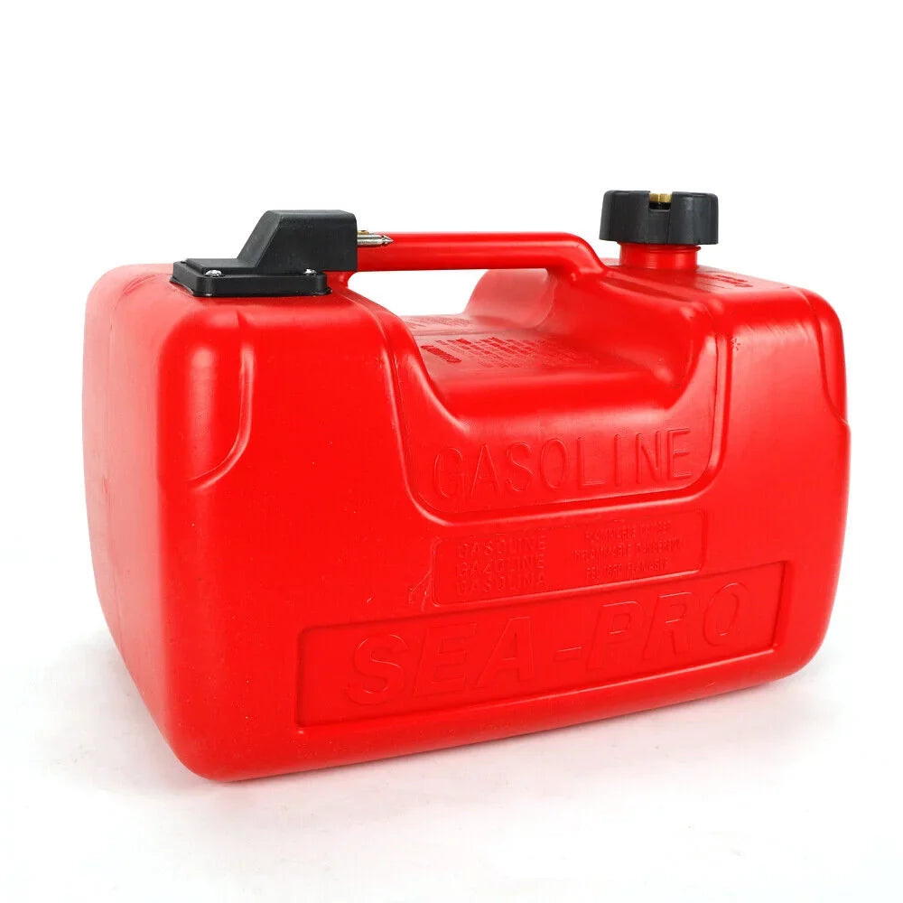 12L Plastic Oil Tank 3.2 Gallon Portable Outboard vessel Marine Fuel Gas Tank（no Tubing and Connector）