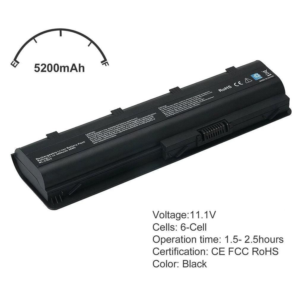 MU06 593553-001 Laptop Battery For  Compaq Presario CQ72 CQ62 CQ57 CQ56 CQ42
