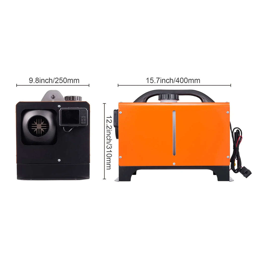 SKYSHALO 8kW Diesel Air Heater, Bluetooth App Controlled All-in-One Diesel Heater with Auto Height Adjustment, Remote Control and LCD, Portable Parking Heater for Home RV Trailer Camper Van ship