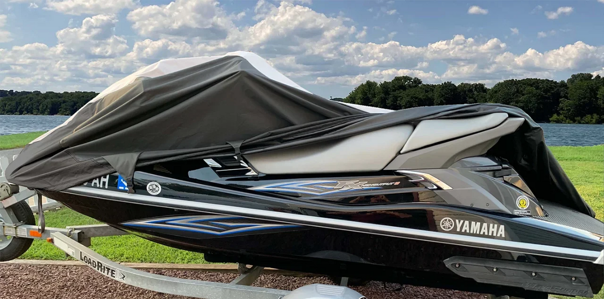 SUPER HEAVY-DUTY PWC 600D JET SKI wrap appropriate for Polaris SLX Pro 785 1997 1998 1999 1-2 Seater