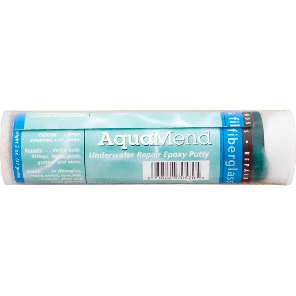 Polymeric Systems Underwater Epoxy Putty, AquaMend, 2oz Stick 600470570